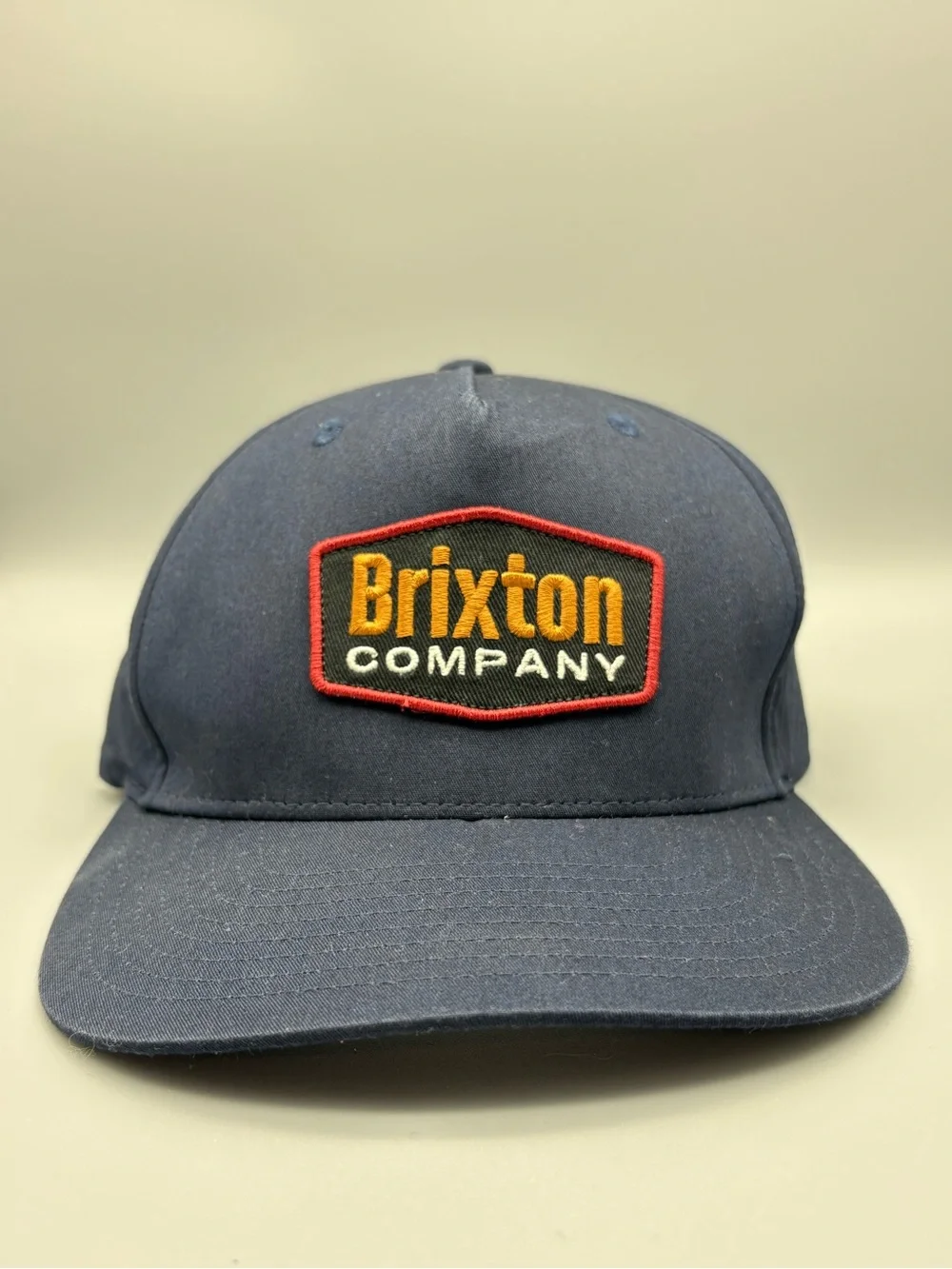 Brixton | Patch Logo Snap Back Hat - Navy Blue